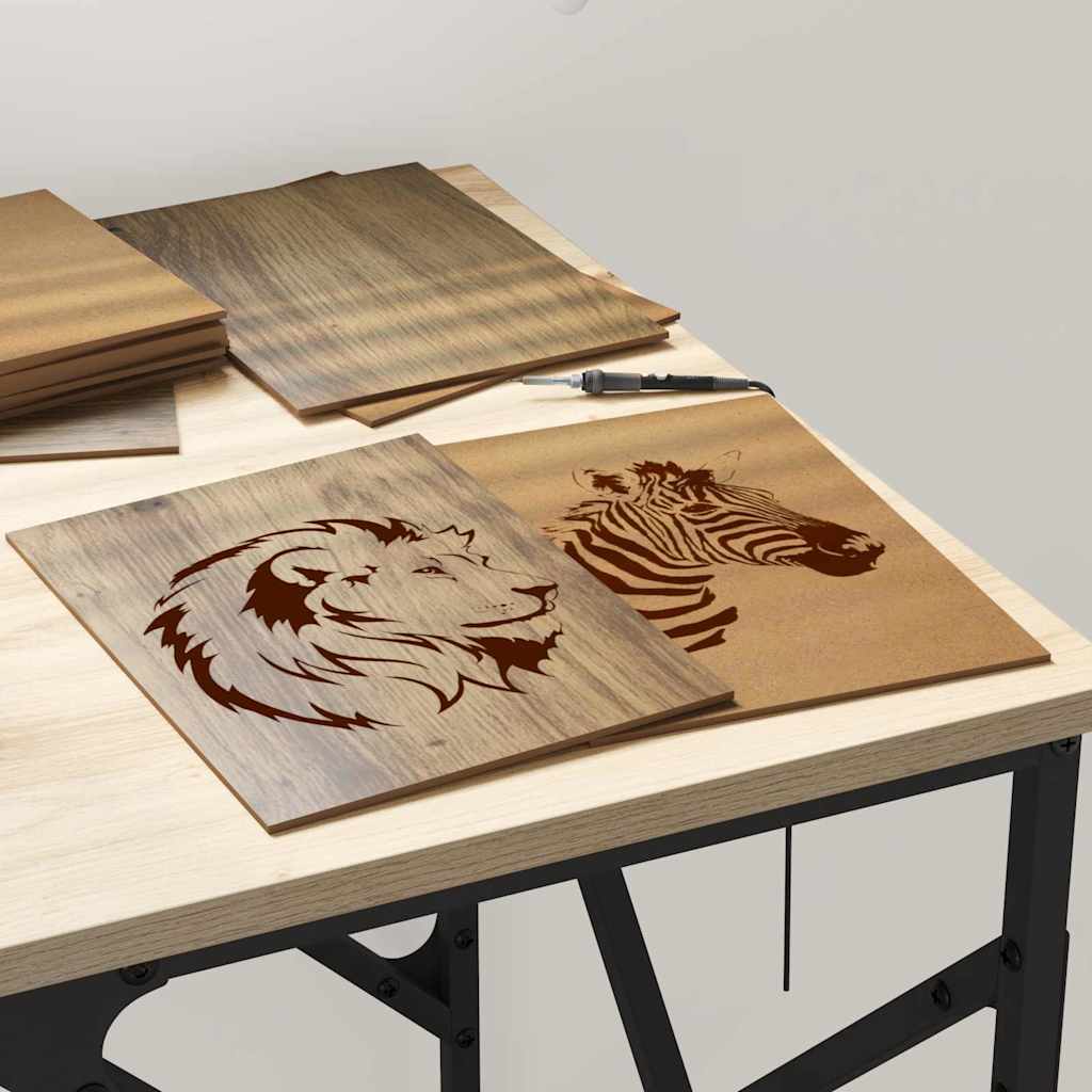 vidaXL Dekoplatten 12 pcs Artisan-Eiche 15 x 21 x 0,27 cm