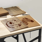 vidaXL Dekoplatten 150 pcs Artisan-Eiche 15 x 21 x 0,27 cm