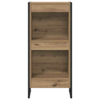 vidaXL Bücherregal Kunsthandwerk Eiche 40 x 30 x 86,5 cm Holzwerkstoff
