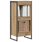 vidaXL Bücherregal Kunsthandwerk Eiche 40 x 30 x 86,5 cm Holzwerkstoff