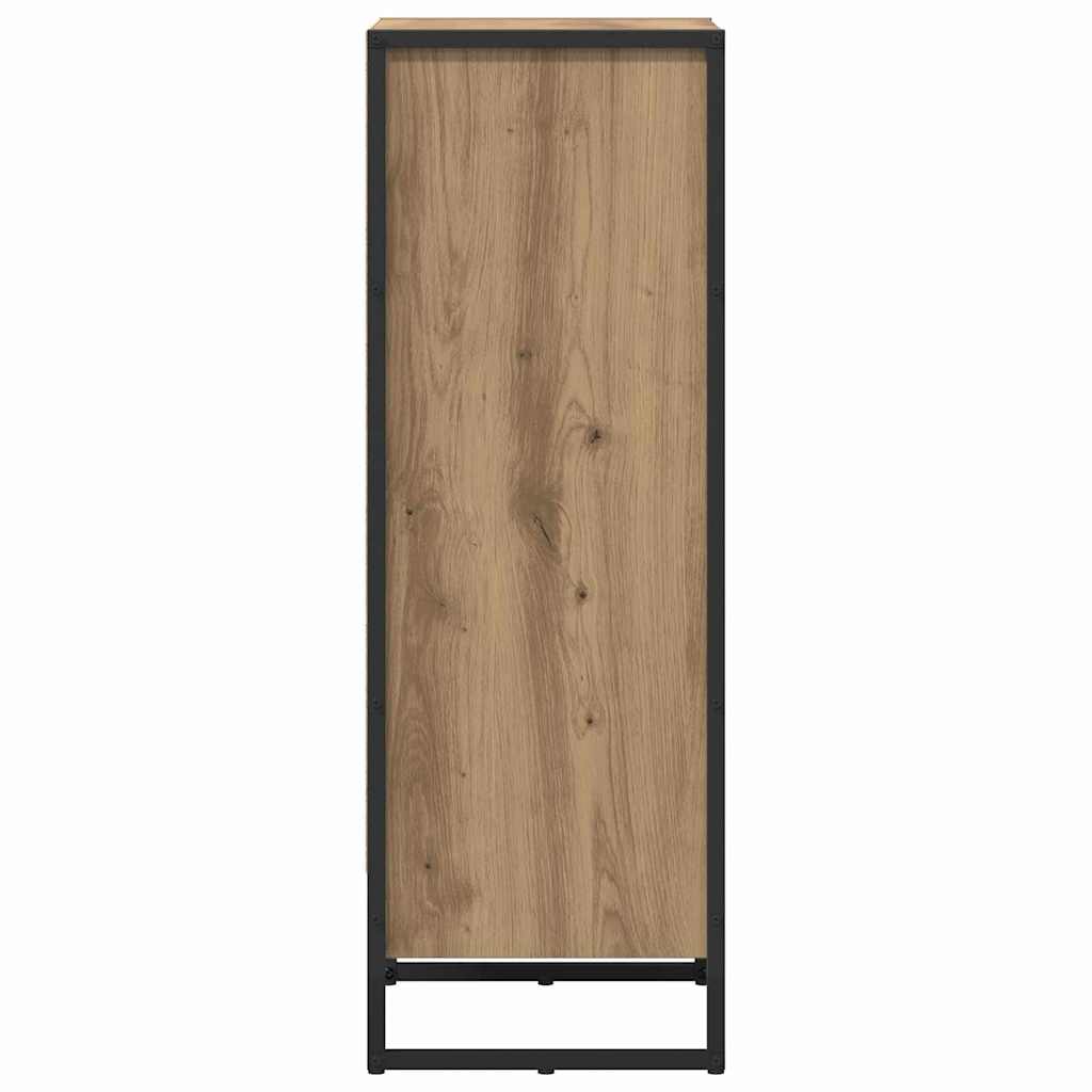 vidaXL Bücherregal Kunsthandwerk Eiche 40 x 30 x 86,5 cm Holzwerkstoff