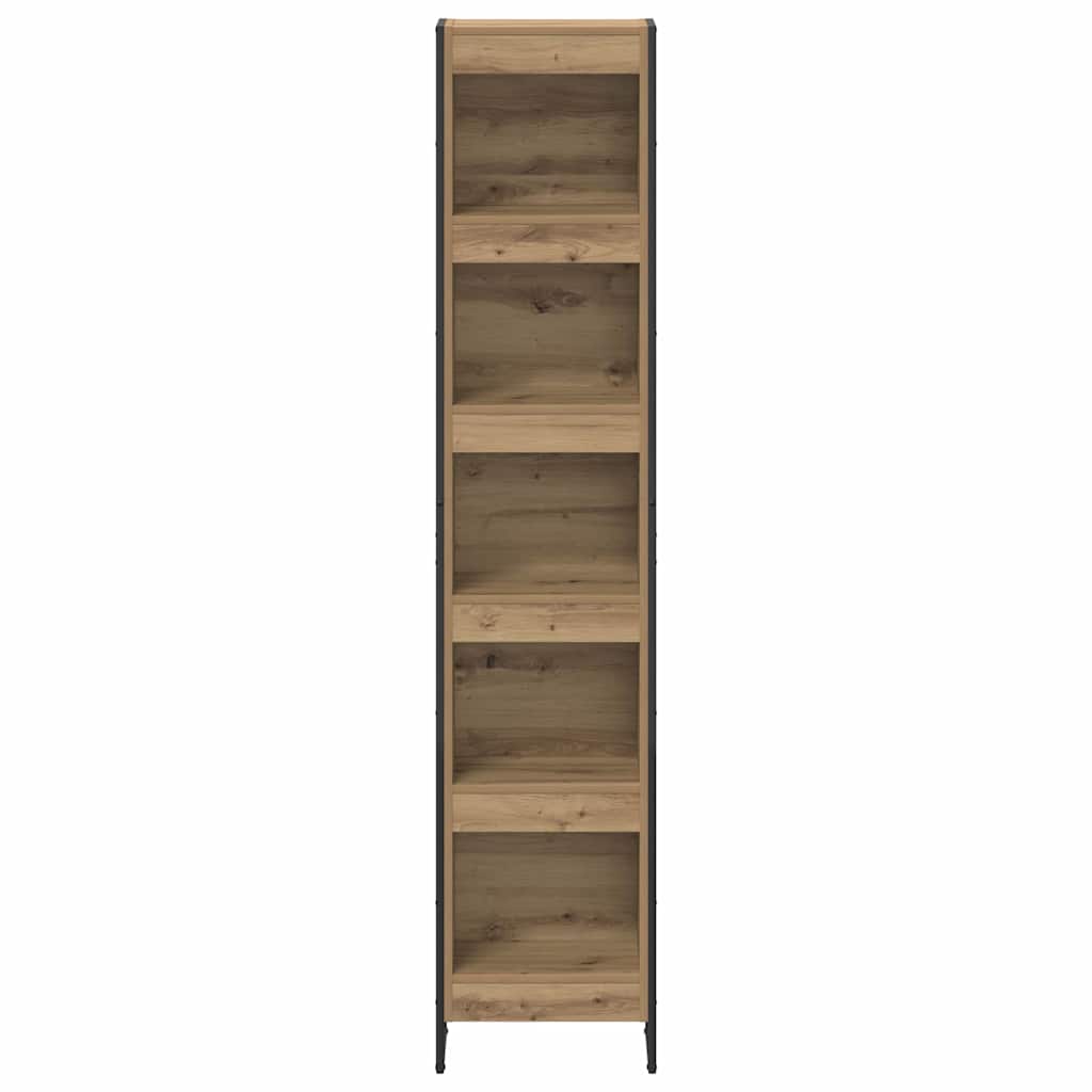 vidaXL Bücherregal Kunsthandwerk Eiche 40 x 30 x 189,5 cm