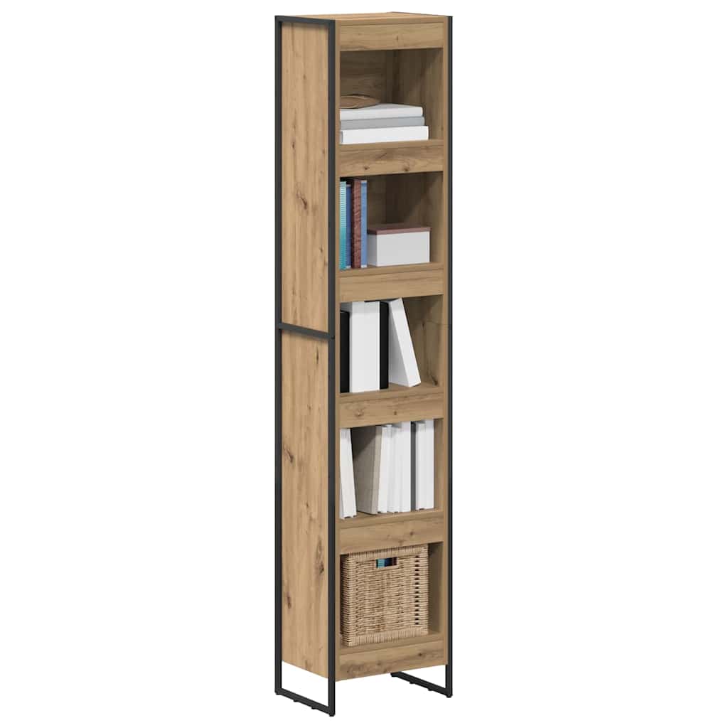 vidaXL Bücherregal Kunsthandwerk Eiche 40 x 30 x 189,5 cm