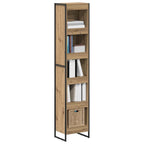 vidaXL Bücherregal Kunsthandwerk Eiche 40 x 30 x 189,5 cm