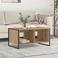 vidaXL Couchtisch Kunsthandwerk Eiche 80 x 50 x 40 cm Holzwerkstoff