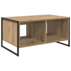 vidaXL Couchtisch Kunsthandwerk Eiche 80 x 50 x 40 cm Holzwerkstoff