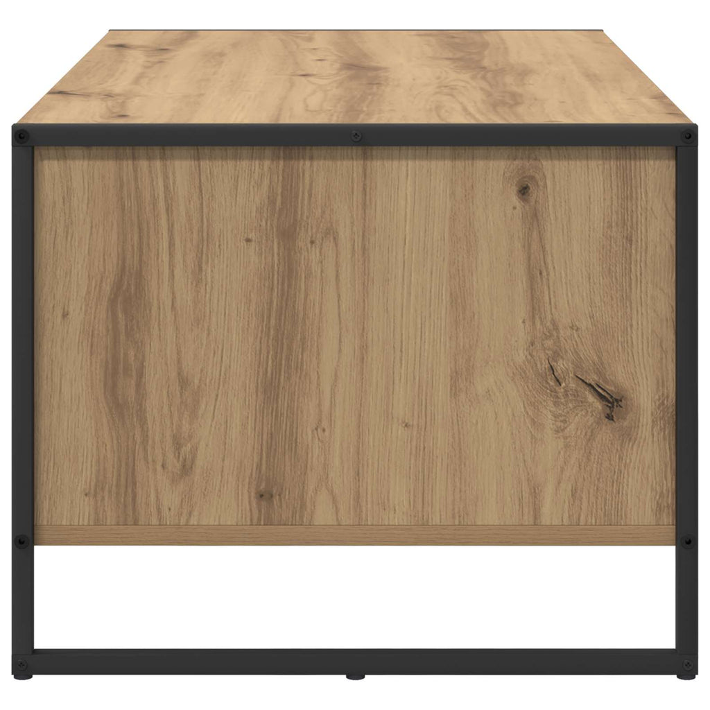 vidaXL Couchtisch Kunsthandwerk Eiche 80 x 50 x 40 cm Holzwerkstoff