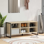 vidaXL Schuhschrank mit Speicher Sonoma 100 x 35 x 44 cm Holzwerkstoff