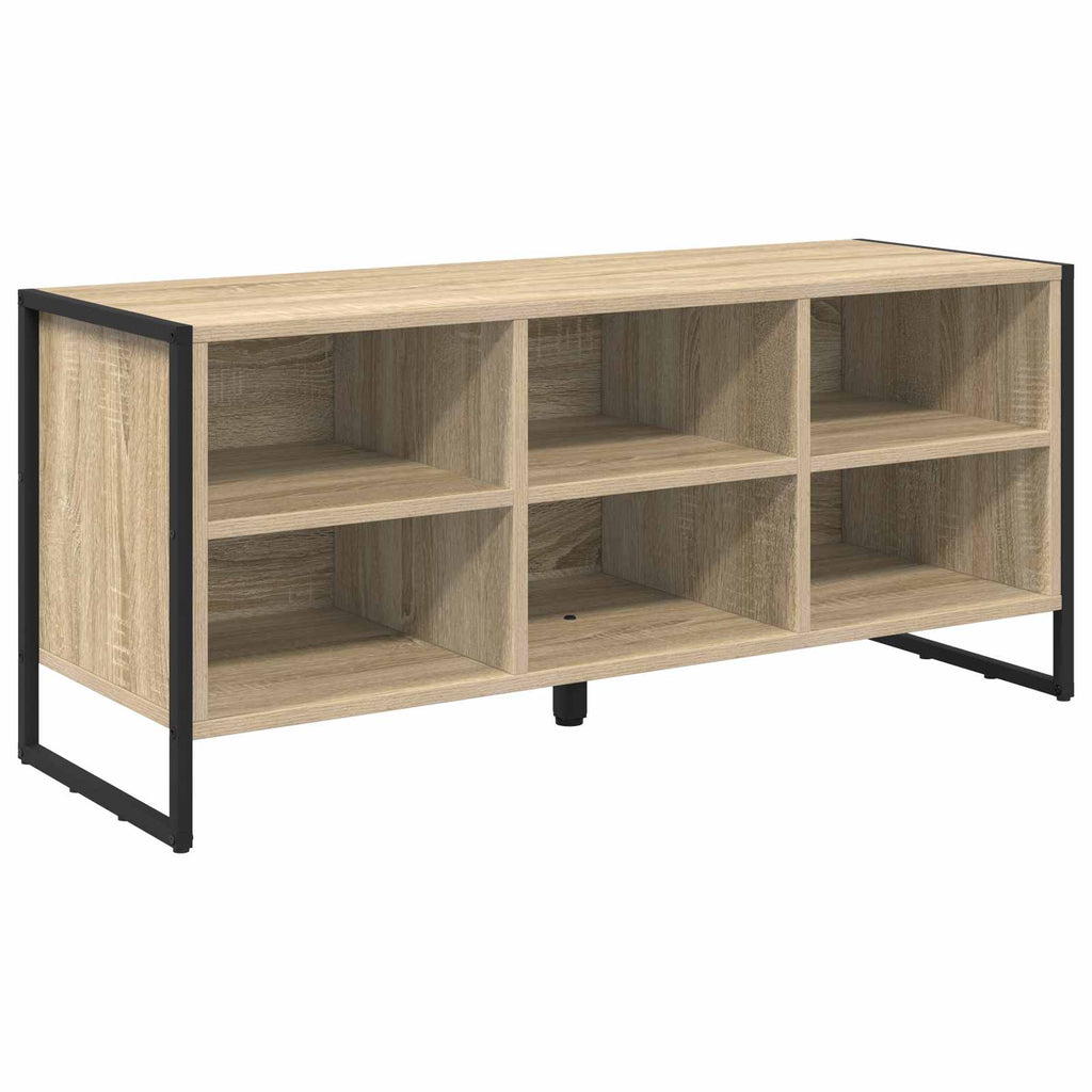 vidaXL Schuhschrank mit Speicher Sonoma 100 x 35 x 44 cm Holzwerkstoff