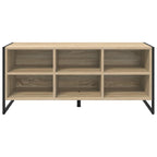 vidaXL Schuhschrank mit Speicher Sonoma 100 x 35 x 44 cm Holzwerkstoff