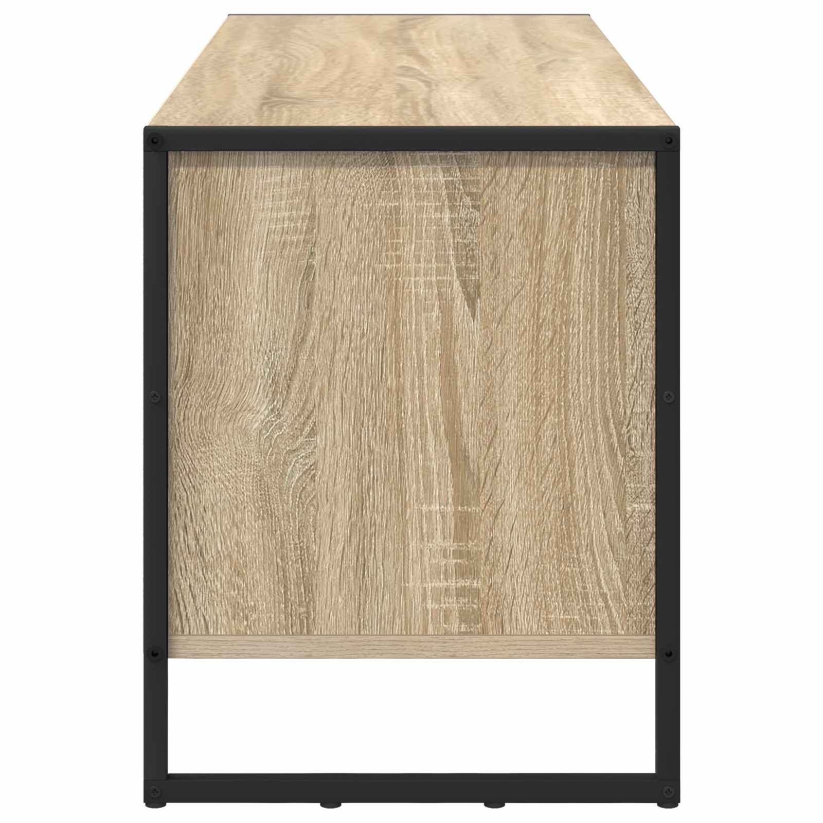vidaXL Schuhschrank mit Speicher Sonoma 100 x 35 x 44 cm Holzwerkstoff