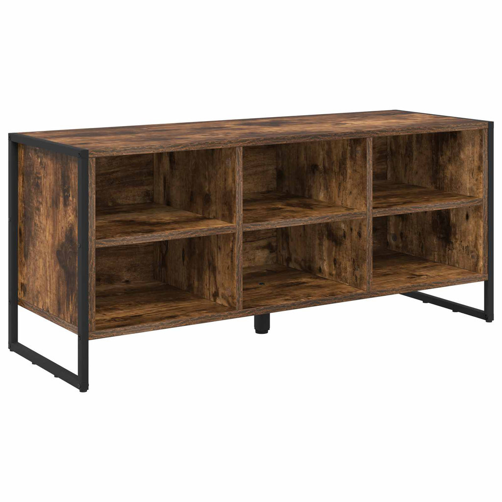 vidaXL Schuhschrank Raucharbe 100 x 35 x 44 cm Holzwerkstoff