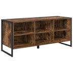 vidaXL Schuhschrank Raucharbe 100 x 35 x 44 cm Holzwerkstoff