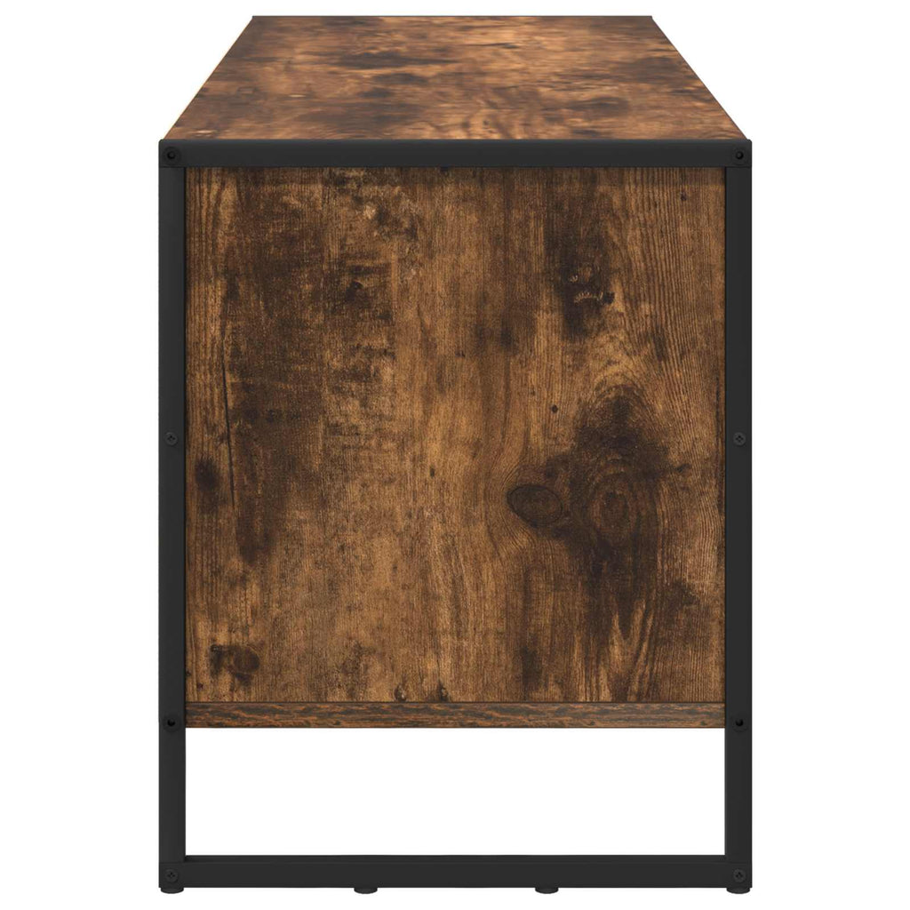 vidaXL Schuhschrank Raucharbe 100 x 35 x 44 cm Holzwerkstoff