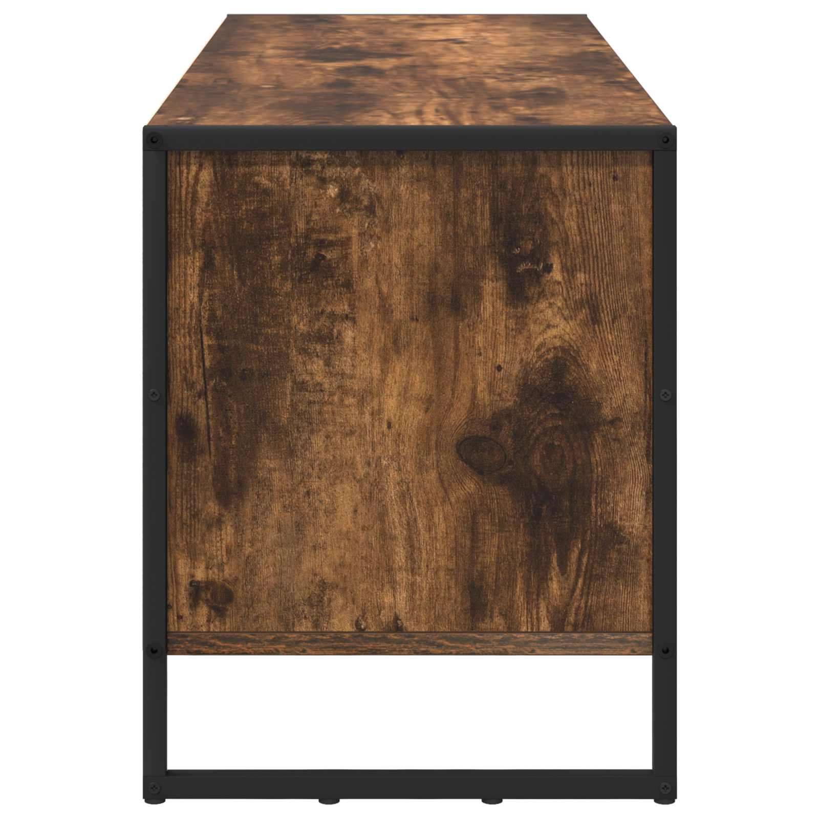 vidaXL Schuhschrank Raucharbe 100 x 35 x 44 cm Holzwerkstoff