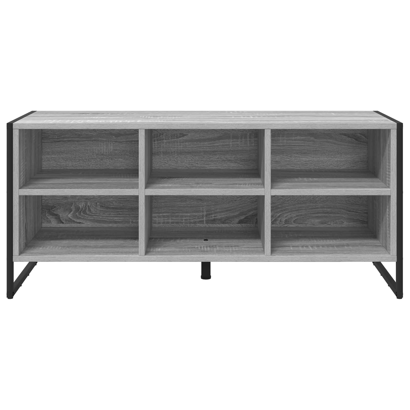 vidaXL Schuhschrank Graues Sonoma 100 x 35 x 44 cm Holzwerkstoff