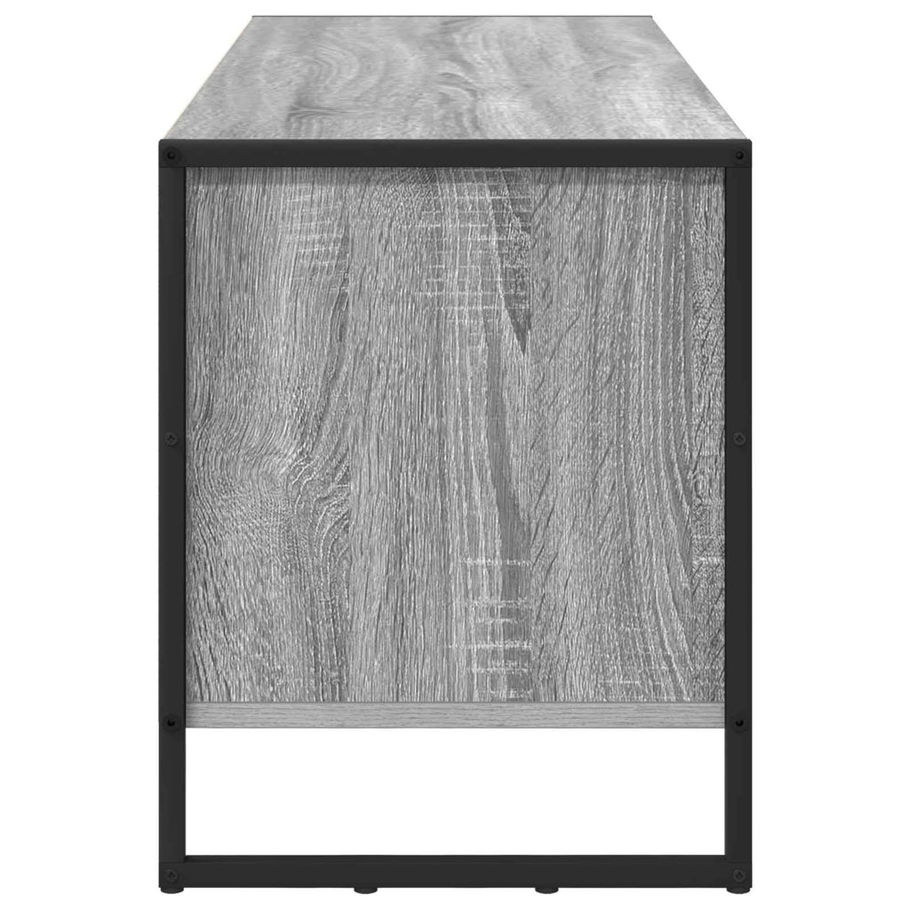 vidaXL Schuhschrank Graues Sonoma 100 x 35 x 44 cm Holzwerkstoff