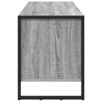 vidaXL Schuhschrank Graues Sonoma 100 x 35 x 44 cm Holzwerkstoff