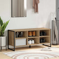 vidaXL Schuhschrank Kunsthandwerk Eiche 100 x 35 x 44 cm Holzwerkstoff