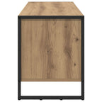 vidaXL Schuhschrank Kunsthandwerk Eiche 100 x 35 x 44 cm Holzwerkstoff