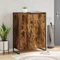 vidaXL Schuhschrank mit Tür Raucharbe 79 x 36 x 100 cm Holzwerkstoff