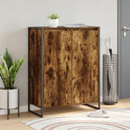 vidaXL Schuhschrank mit Tür Raucharbe 79 x 36 x 100 cm Holzwerkstoff