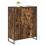 vidaXL Schuhschrank mit Tür Raucharbe 79 x 36 x 100 cm Holzwerkstoff
