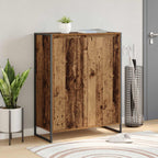 vidaXL Schuhschrank mit Tür Altholz 79 x 36 x 100 cm Holzwerkstoff
