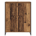 vidaXL Schuhschrank mit Tür Altholz 79 x 36 x 100 cm Holzwerkstoff