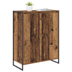 vidaXL Schuhschrank mit Tür Altholz 79 x 36 x 100 cm Holzwerkstoff