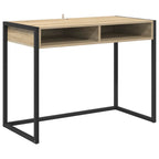 vidaXL Schreibtisch mit Speicher Sonoma 100 x 50 x 75 cm Holzwerkstoff