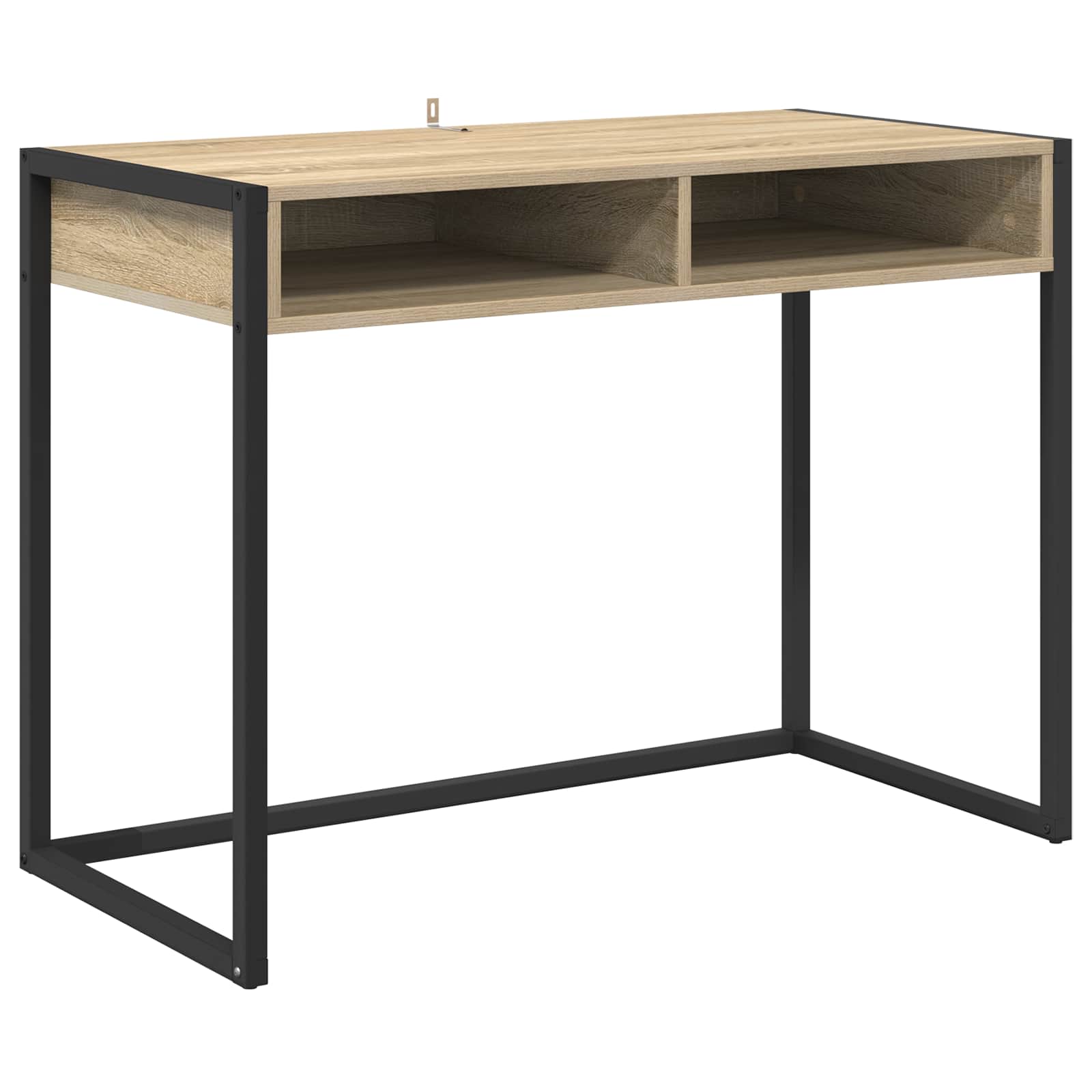 vidaXL Schreibtisch mit Speicher Sonoma 100 x 50 x 75 cm Holzwerkstoff