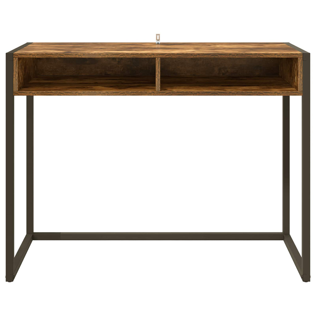 vidaXL Schreibtisch Raucharbe 100 x 50 x 75 cm Holzwerkstoff