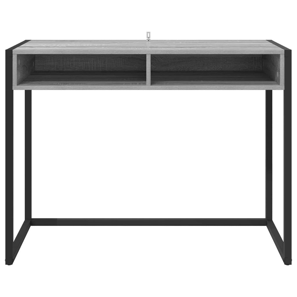 vidaXL Schreibtisch Graues Sonoma 100 x 50 x 75 cm Holzwerkstoff