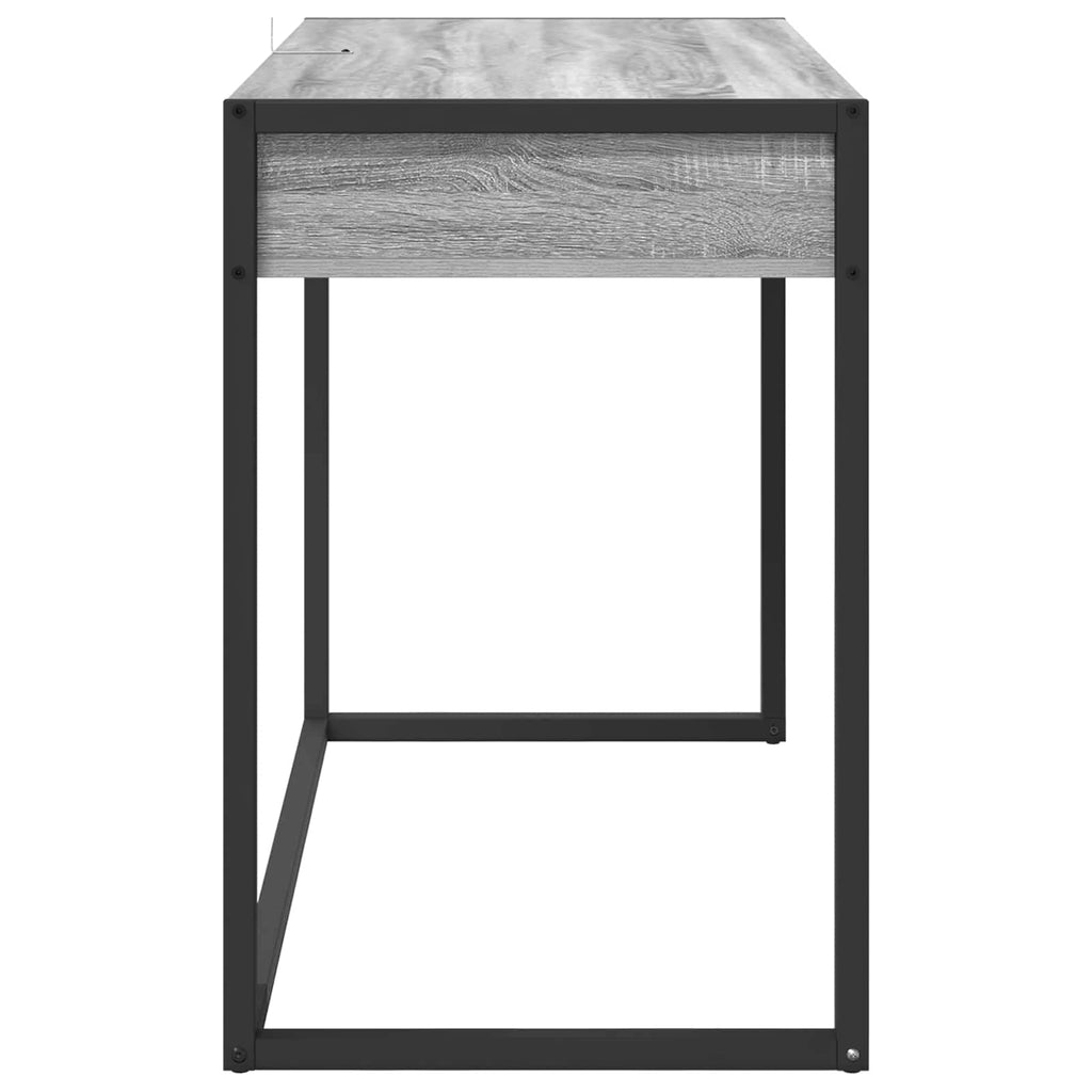 vidaXL Schreibtisch Graues Sonoma 100 x 50 x 75 cm Holzwerkstoff
