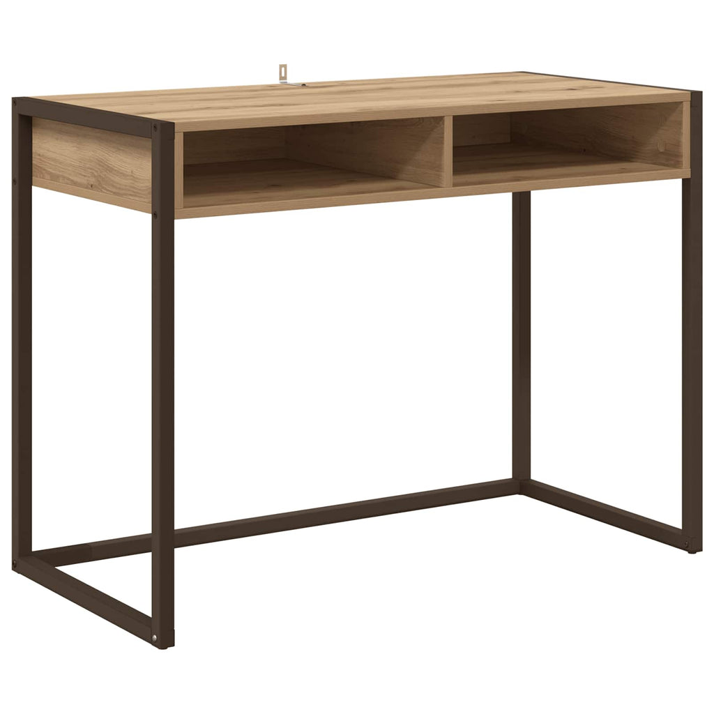 vidaXL Schreibtisch Kunsthandwerk Eiche 100 x 50 x 75 cm Holzwerkstoff