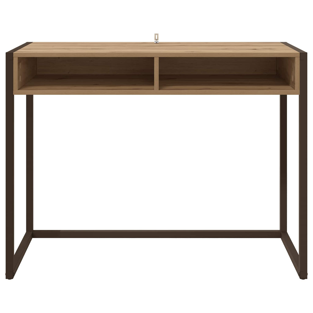 vidaXL Schreibtisch Kunsthandwerk Eiche 100 x 50 x 75 cm Holzwerkstoff