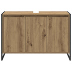 vidaXL Badezimmerschrank mit Tür Kunsthandwerk Eiche 90 x 30 x 60 cm
