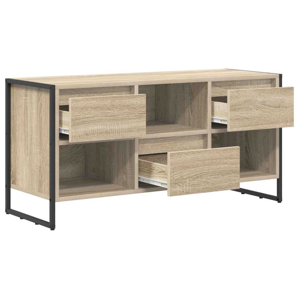 vidaXL TV-Schränk Sonoma 100 x 36 x 49,5 cm Holzwerkstoff