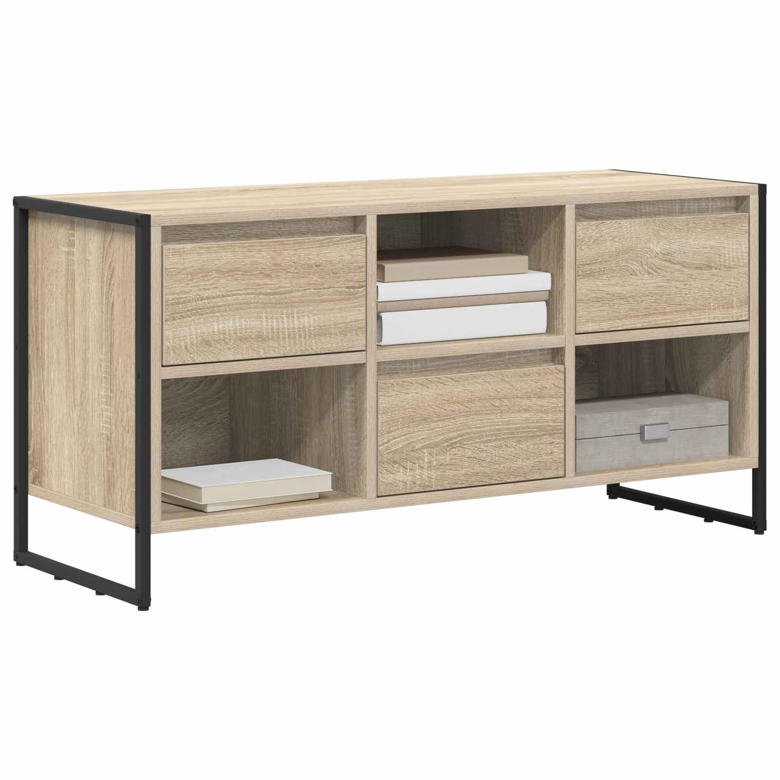 vidaXL TV-Schränk Sonoma 100 x 36 x 49,5 cm Holzwerkstoff