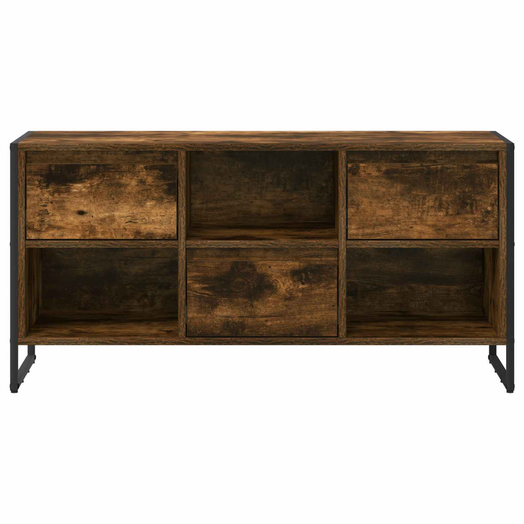 vidaXL TV-Schränk Raucharbe 100 x 36 x 49,5 cm Holzwerkstoff