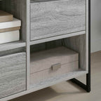 vidaXL TV-Schränk Graues Sonoma 100 x 36 x 49,5 cm Holzwerkstoff