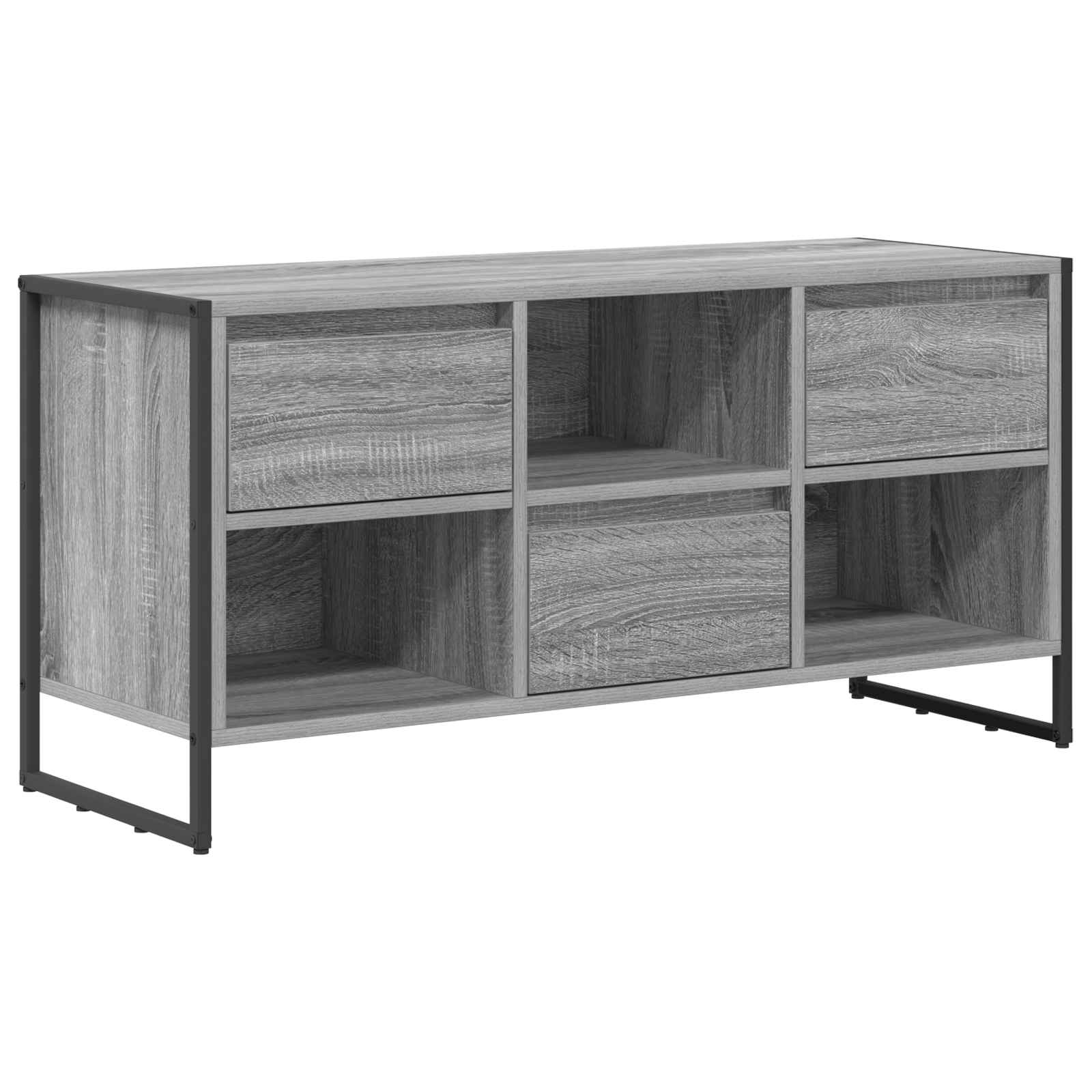 vidaXL TV-Schränk Graues Sonoma 100 x 36 x 49,5 cm Holzwerkstoff