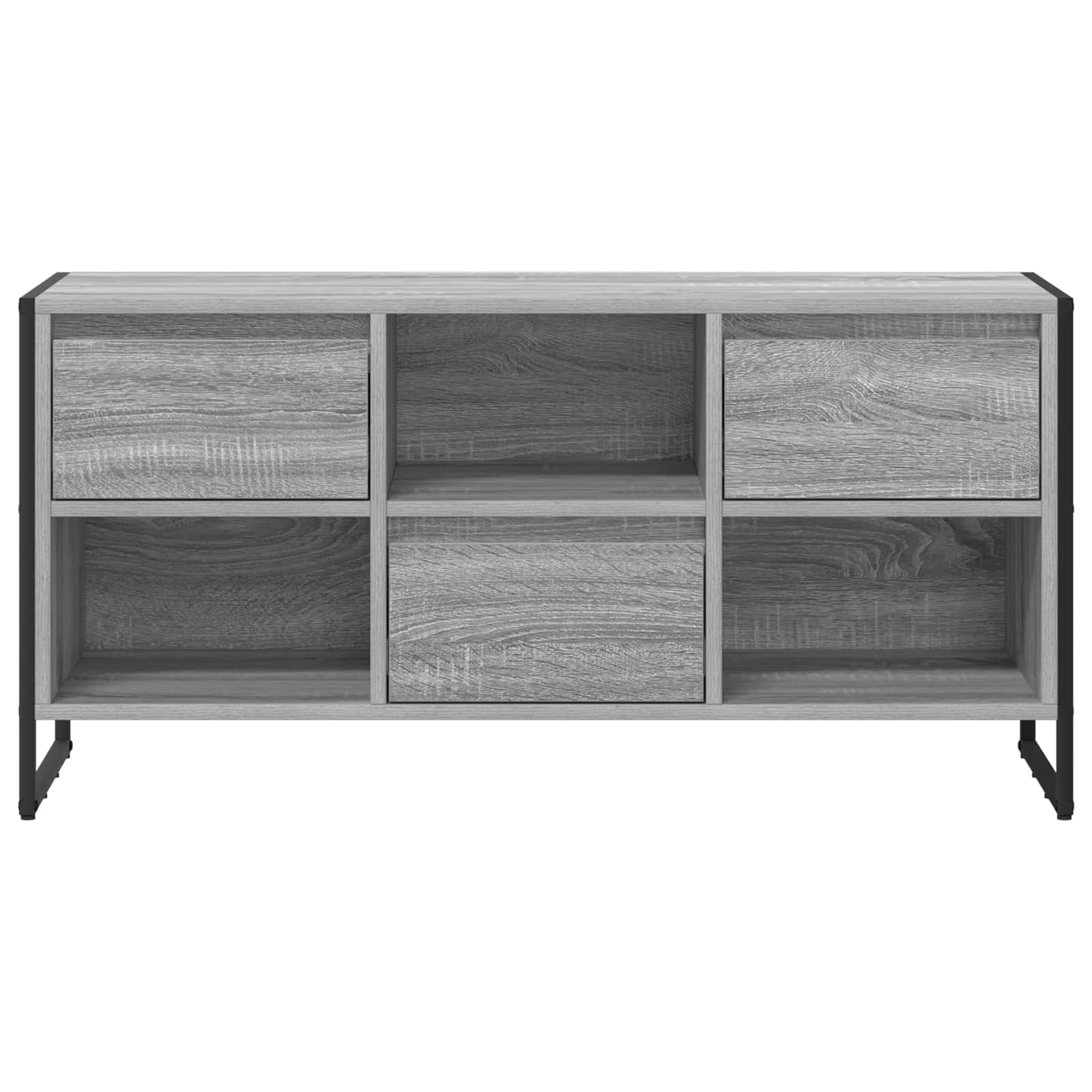 vidaXL TV-Schränk Graues Sonoma 100 x 36 x 49,5 cm Holzwerkstoff