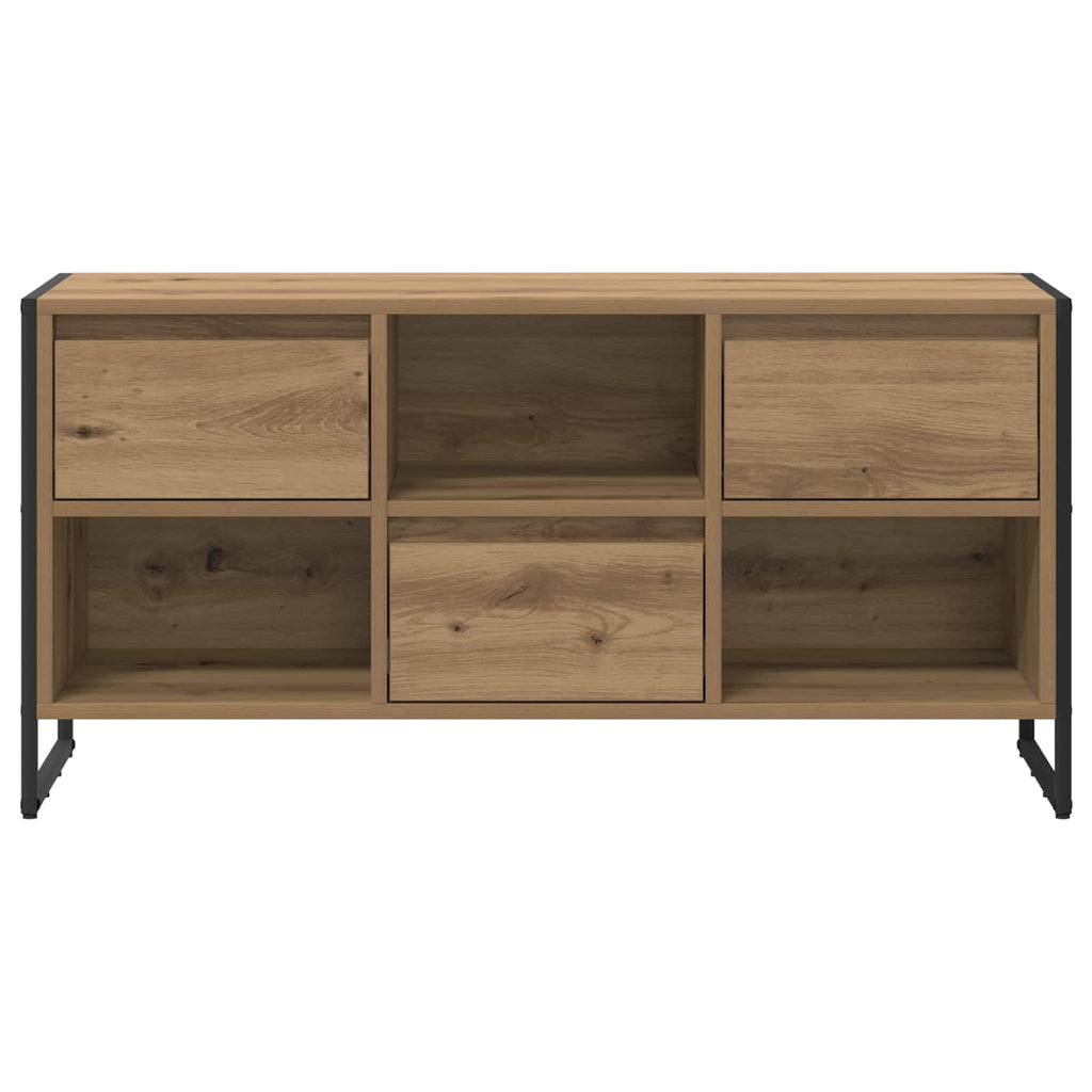 vidaXL TV-Schränk Kunsthandwerk Eiche 100 x 36 x 49,5 cm Holzwerkstoff