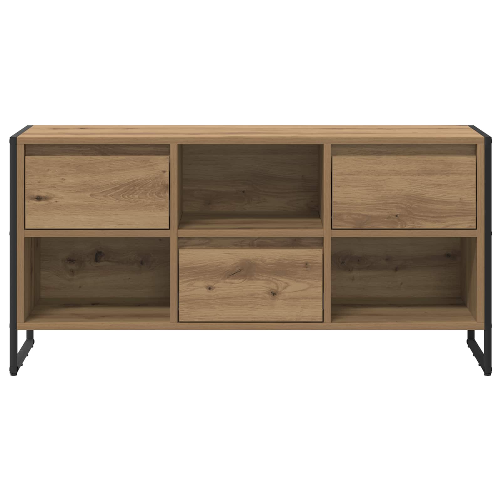 vidaXL TV-Schränk Kunsthandwerk Eiche 100 x 36 x 49,5 cm Holzwerkstoff