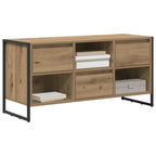 vidaXL TV-Schränk Kunsthandwerk Eiche 100 x 36 x 49,5 cm Holzwerkstoff