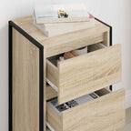 vidaXL Sideboard mit Schubladen Sonoma 42 x 36 x 75,5 cm Holzwerkstoff