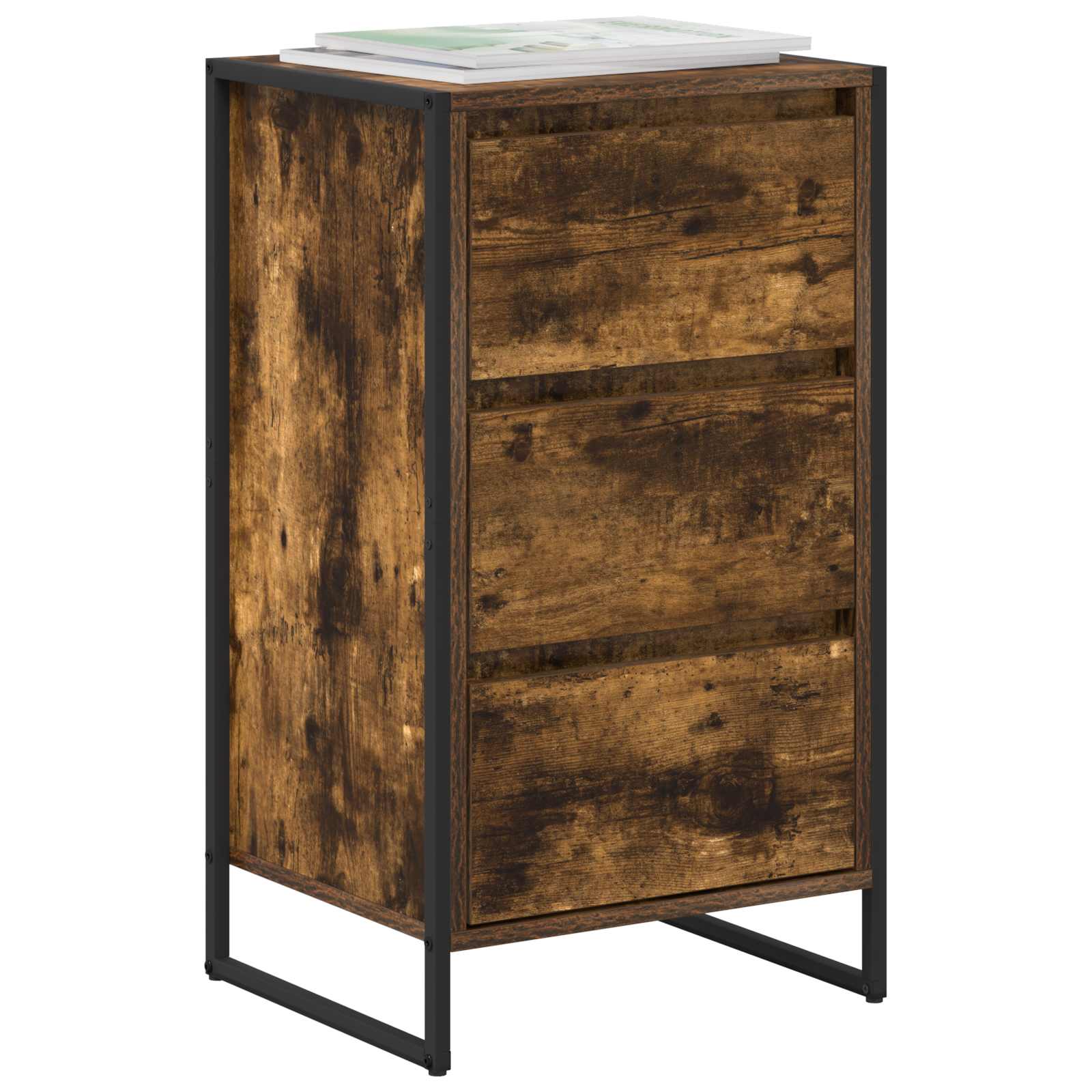 vidaXL Sideboard Raucharbe 42 x 36 x 75,5 cm Holzwerkstoff