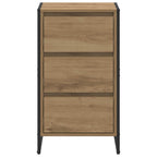 vidaXL Sideboard Kunsthandwerk Eiche 42 x 36 x 75,5 cm Holzwerkstoff